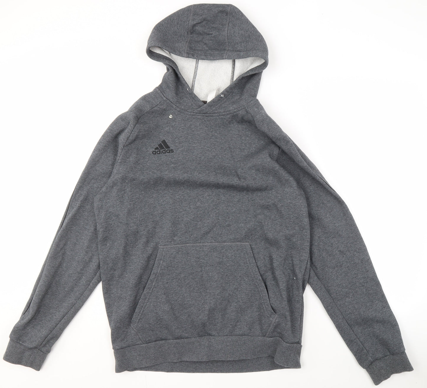 Mens UK Size L adidas Grey Pullover Hoodie