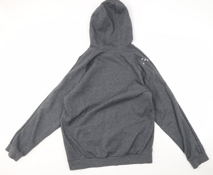 Mens UK Size L adidas Grey Pullover Hoodie