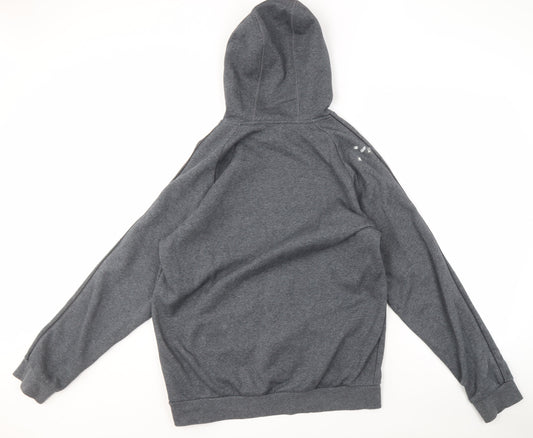 Mens UK Size L adidas Grey Pullover Hoodie