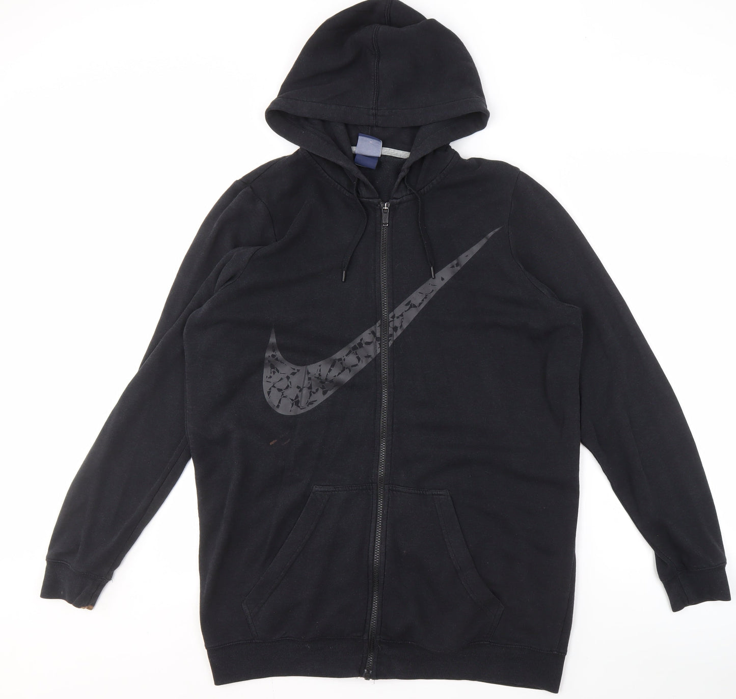 Mens UK Size L Nike Black Full Zip Hoodie