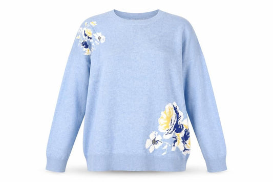 Womens UK Size XL Woolovers Blue Pullover Jumper
