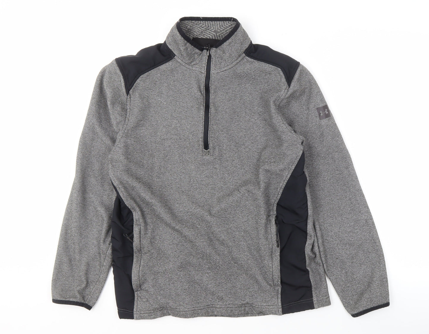 Under Armour Mens Grey 1/4 Zip Sweatshirt M