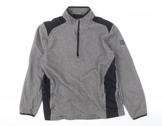 Under Armour Mens Grey 1/4 Zip Sweatshirt M