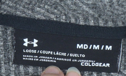 Under Armour Mens Grey 1/4 Zip Sweatshirt M
