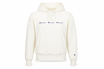 Mens UK Size XS Champion White Pullover Hoodie
