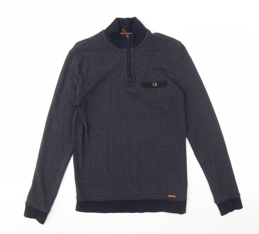 Ted Baker Men's Grey 1/4 Zip Sweatshirt XS