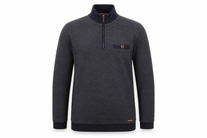 Mens UK Size XS Ted Baker Grey 1/4 Zip Sweatshirt