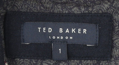 Ted Baker Men's Grey 1/4 Zip Sweatshirt XS