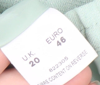 Eastex Women's Green Skirt Size 20, Embroidered Detail