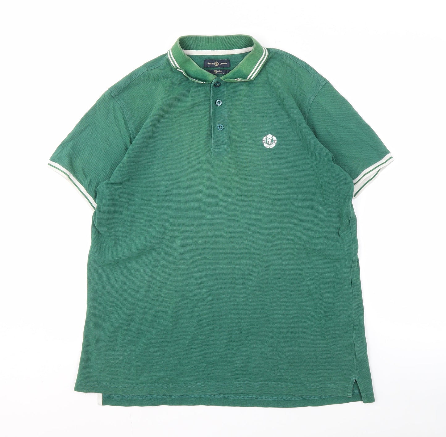 Henri Lloyd Green Men's Polo Shirt L Regular