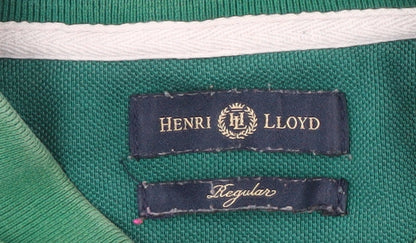 Henri Lloyd Green Men's Polo Shirt L Regular