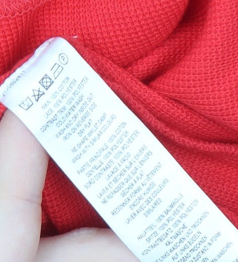 French Connection Women's Red Lace Pencil Skirt Size 8