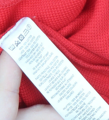 French Connection Women's Red Lace Pencil Skirt Size 8