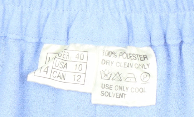 Frank Usher Women's Blue Midi Pencil Skirt - Size 12