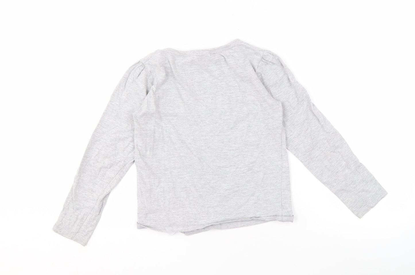 LFC Girls Grey Logo Long Sleeve T-Shirt 7-8 Years Pullover