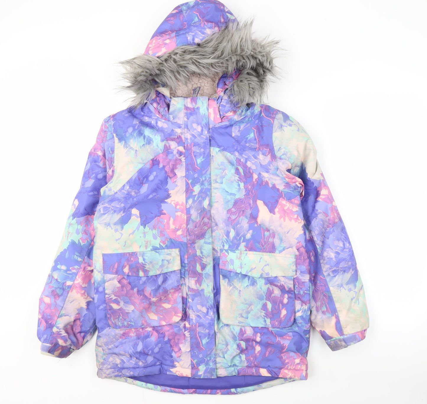 Mountain Warehouse Girls' Multicoloured Puffer Jacket 13 Years