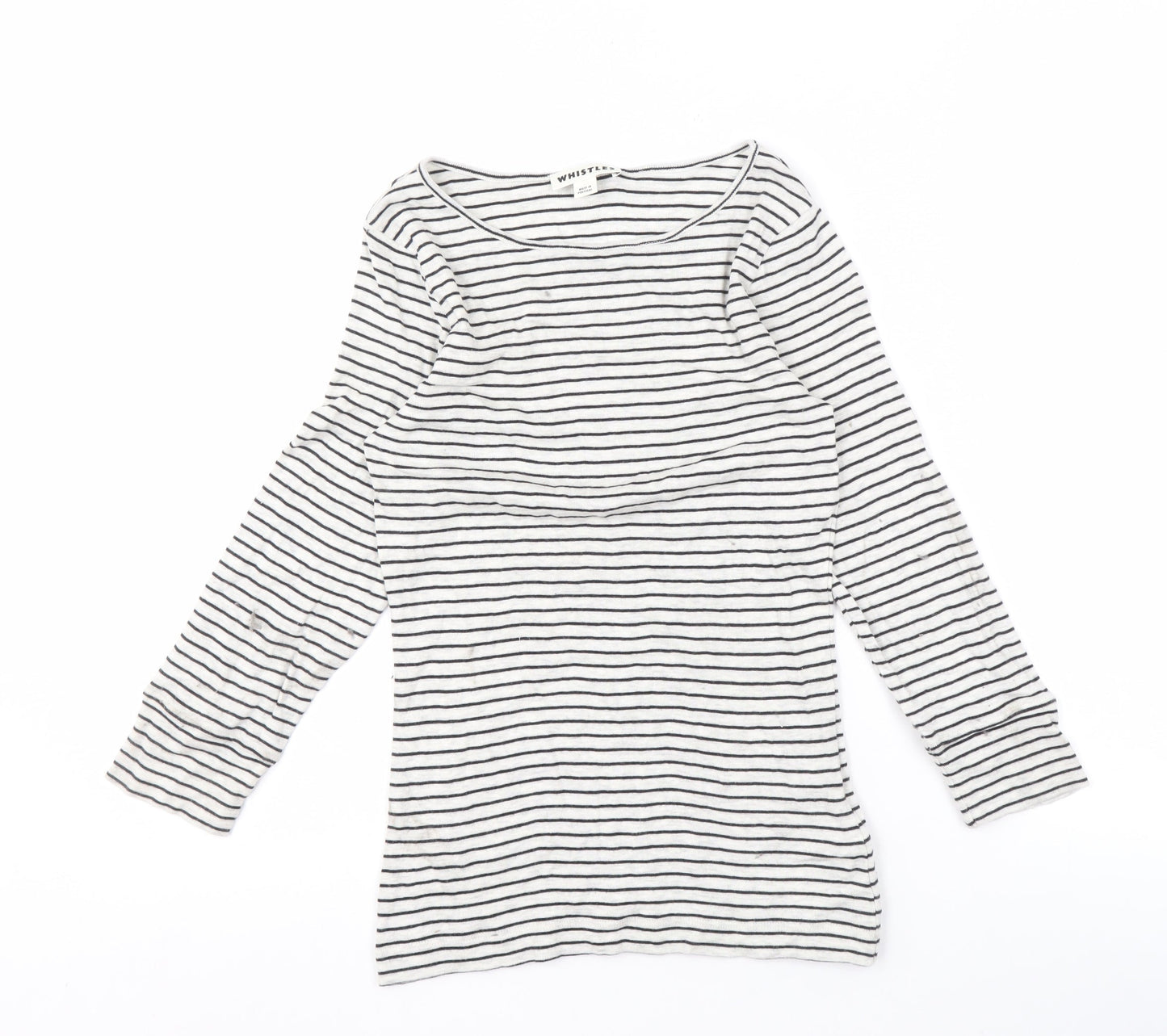 Womens UK Size 10 Whistles Multicoloured Basic T-Shirt