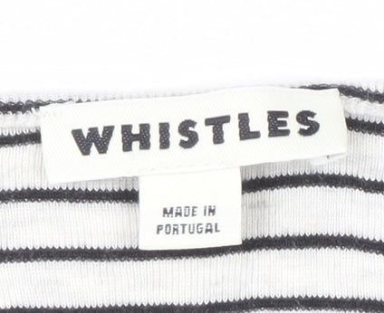Womens UK Size 10 Whistles Multicoloured Basic T-Shirt