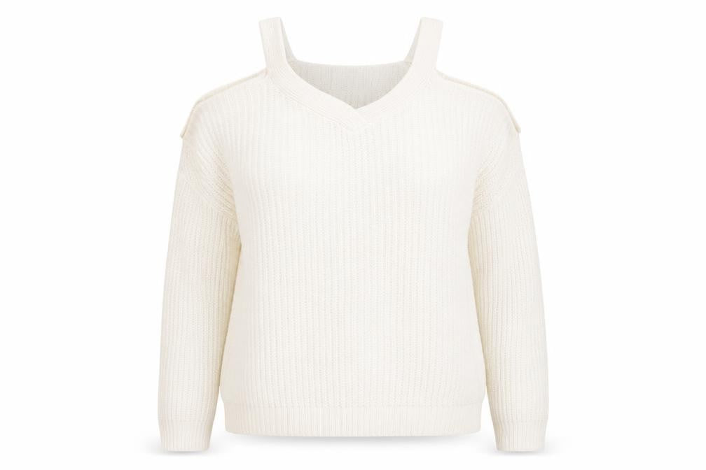 Womens UK Size S VERO MODA Ivory Pullover Jumper