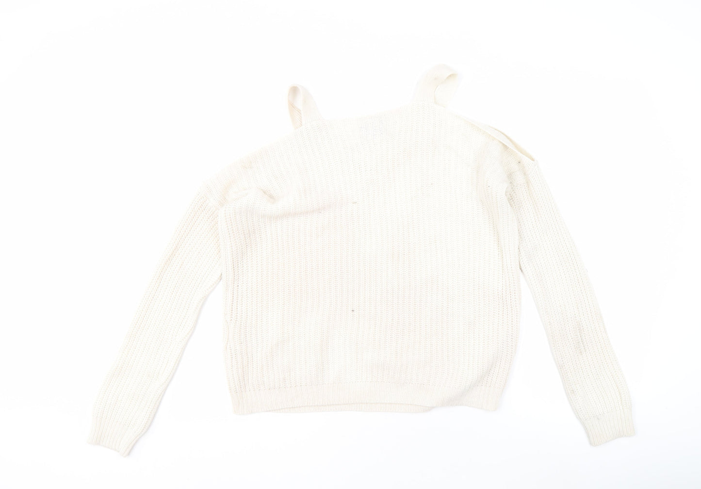 Womens UK Size S VERO MODA Ivory Pullover Jumper