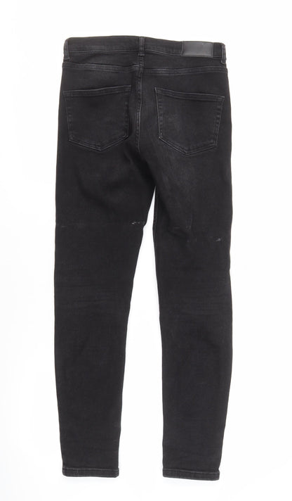 Whistles Unisex Black Skinny Jeans Size 26 Slim Fit