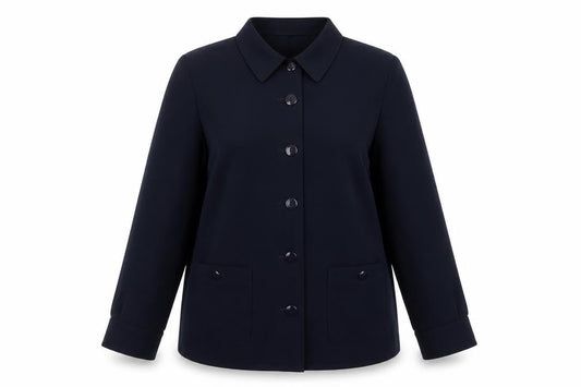 Viyella Women's Blue Button-Up Long Sleeve Shirt