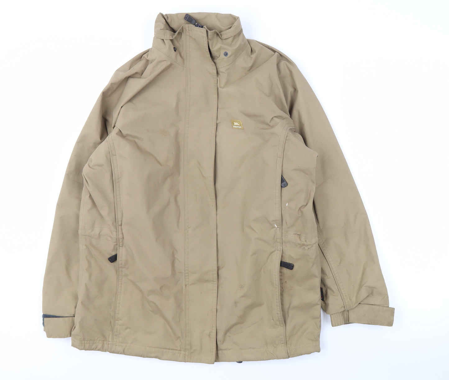 Mens UK Size S Trespass Beige Rain Coat