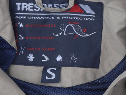 Mens UK Size S Trespass Beige Rain Coat