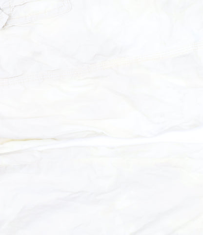 BDG Women's White Cargo Trousers M Cotton Casual