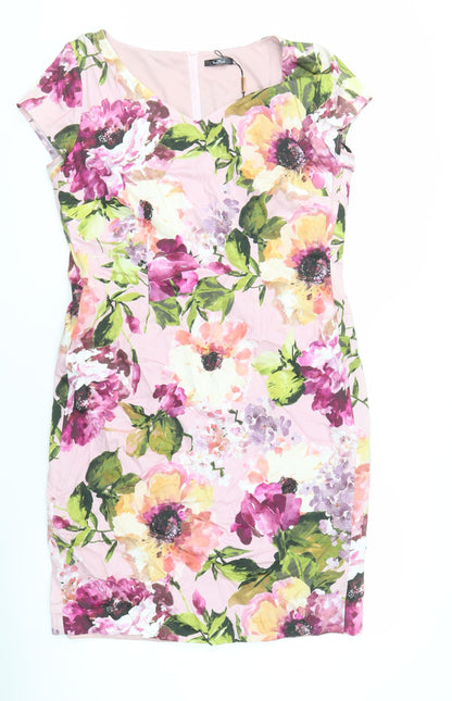 Vera Mont Women's Floral Dress Multicoloured Size 18