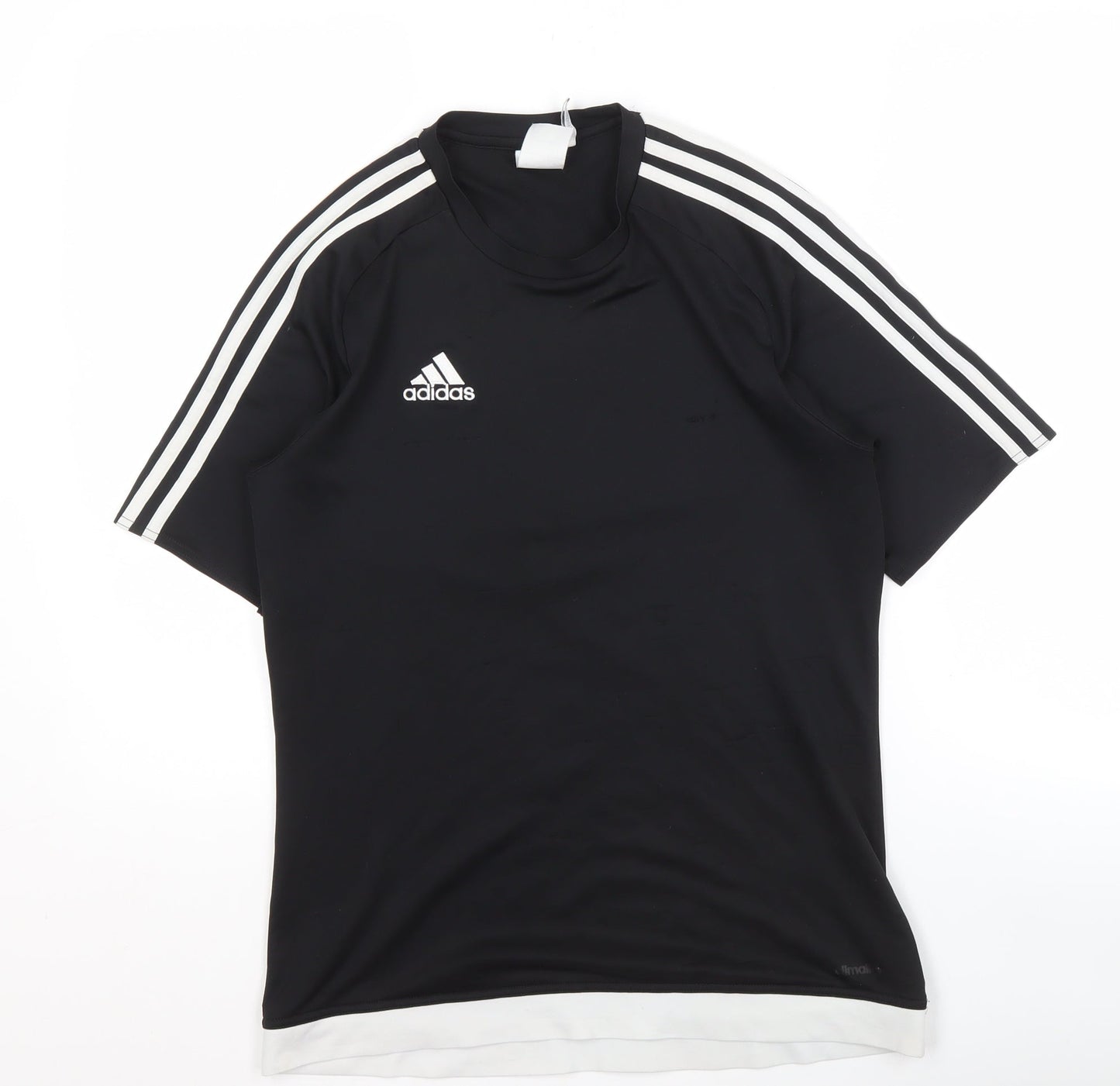 Adidas Men's Black S Athletic Jersey - Solid Polyester