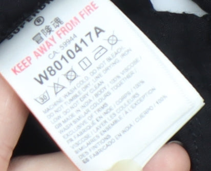 Superdry Women's Black Off-the-Shoulder Playsuit Size 16