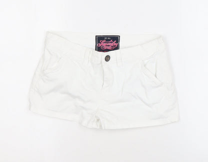Superdry Women’s White XS Hot Pants