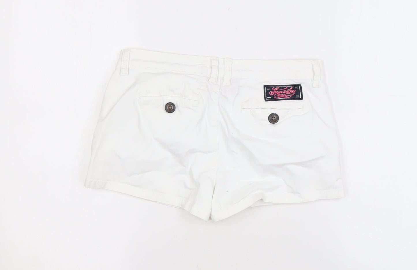 Superdry Women’s White XS Hot Pants