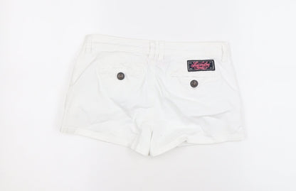 Superdry Women’s White XS Hot Pants