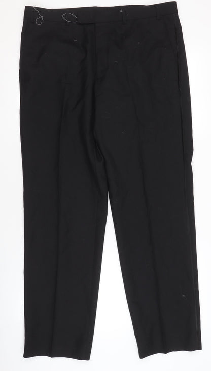 Marks and Spencer Black Mens Dress Pants Size 36