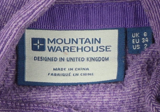 Womens UK Size 6 Mountain Warehouse Purple Pullover Sweatshirt
