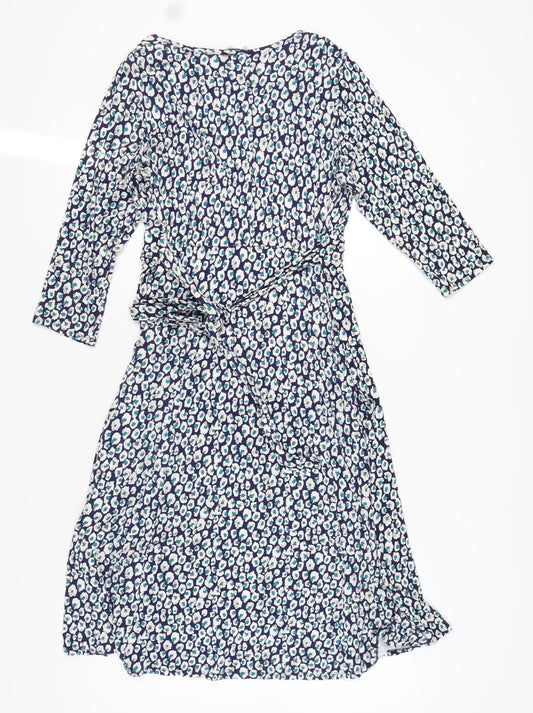 BHS Women's Multicoloured Wrap Midi Dress