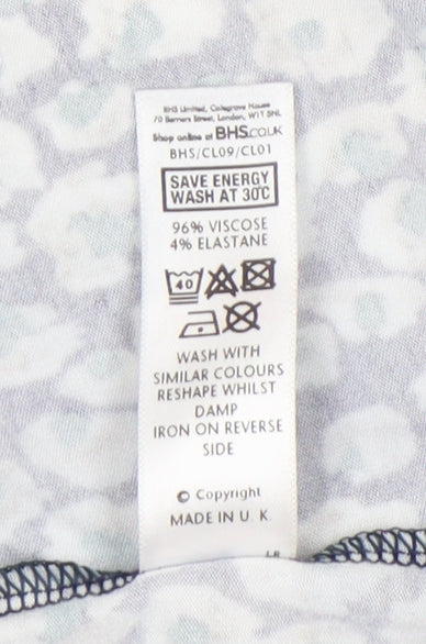 BHS Women's Multicoloured Wrap Midi Dress