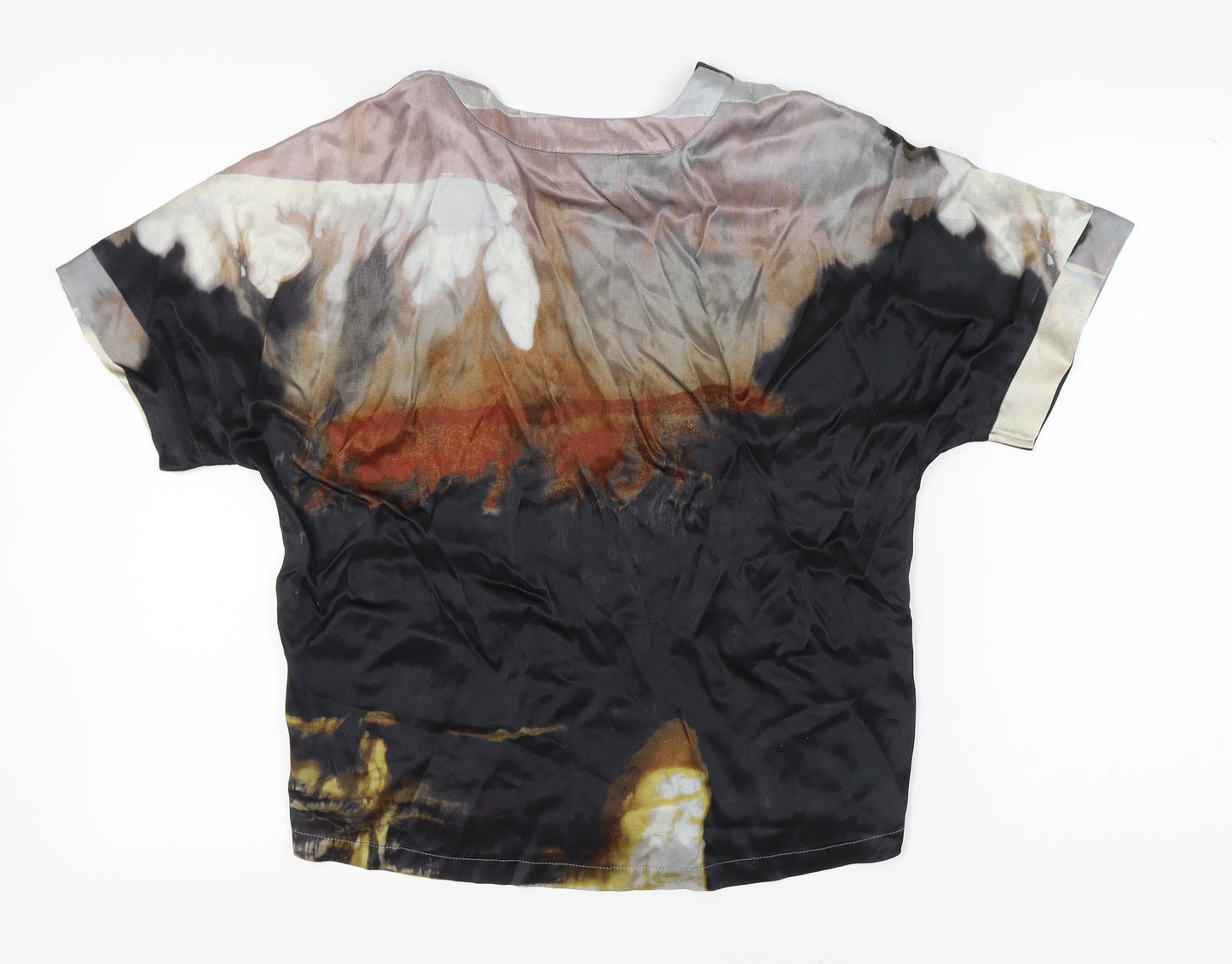 Dranella Multicoloured V-Neck Top - Size M - Elegant Style