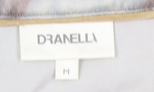 Dranella Multicoloured V-Neck Top - Size M - Elegant Style