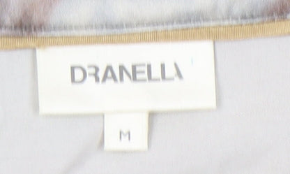 Dranella Multicoloured V-Neck Top - Size M - Elegant Style
