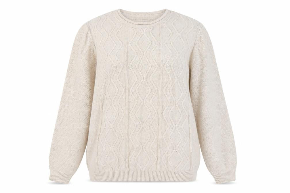 Womens UK Size L River Island Beige Pullover Jumper