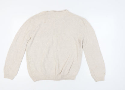 Womens UK Size L River Island Beige Pullover Jumper