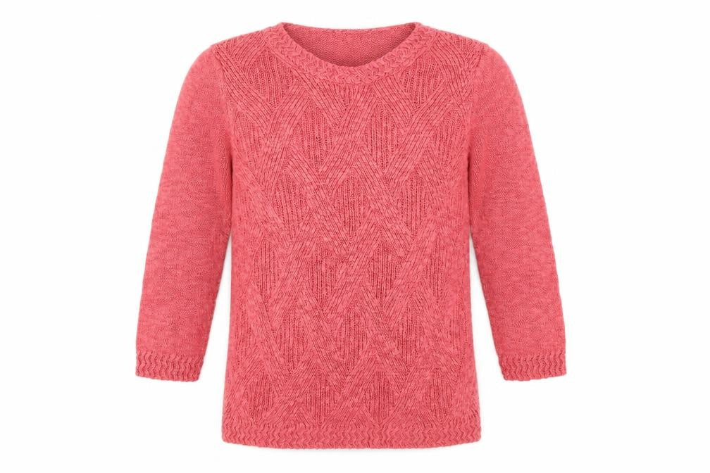 Womens UK Size M Marks and Spencer Pink Pullover Jumper