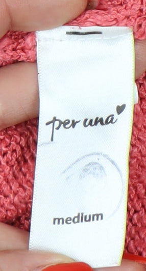Womens UK Size M Marks and Spencer Pink Pullover Jumper