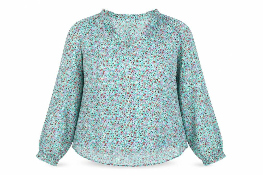 Womens UK Size 14 Marks and Spencer Multicoloured Basic Blouse
