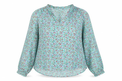 Womens UK Size 14 Marks and Spencer Multicoloured Basic Blouse