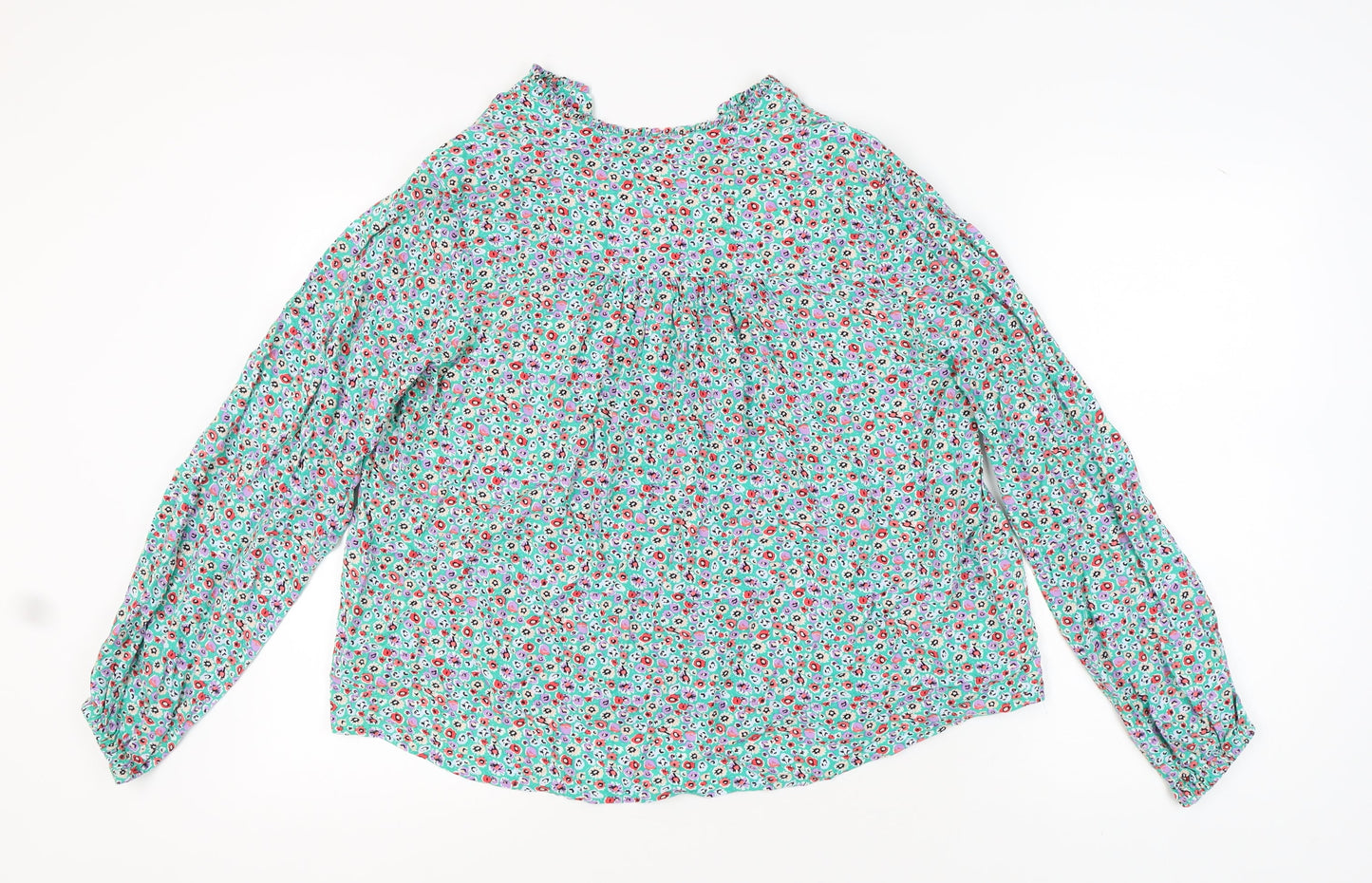Womens UK Size 14 Marks and Spencer Multicoloured Basic Blouse
