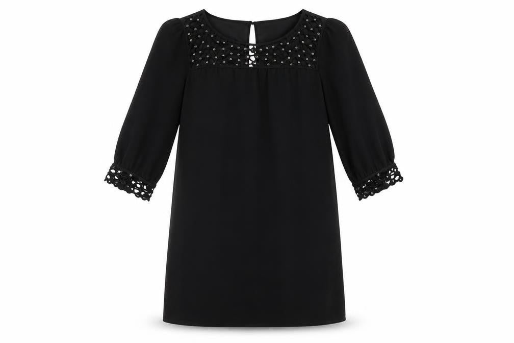 Marks and Spencer Women's Black Shift Dress Size 8